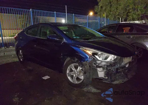 2015 Hyundai Elantra Se из США, поврежденный, VIN 574228